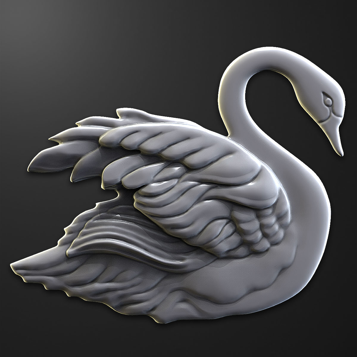 swan relief for CNC