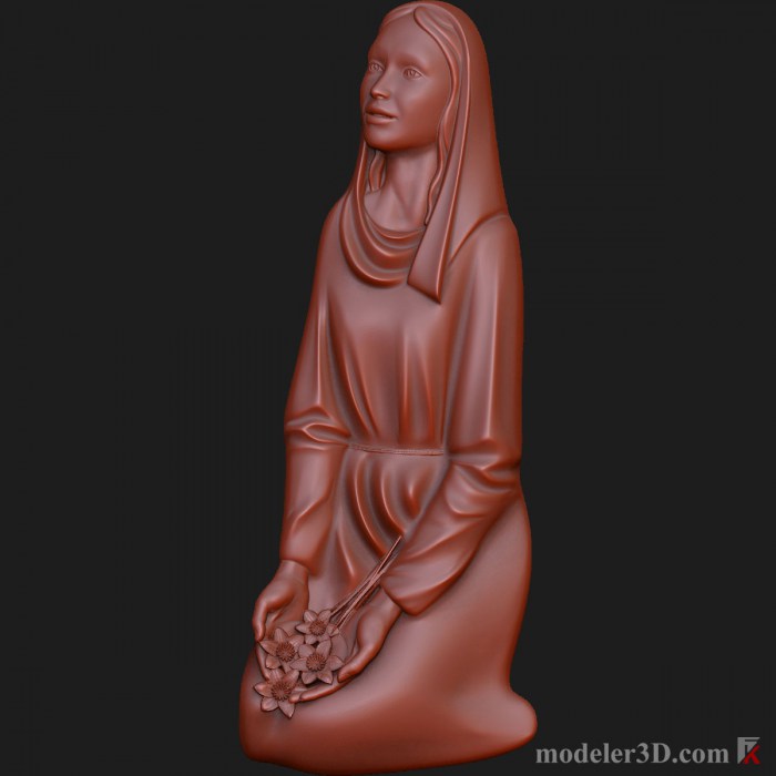 Holy Virgin 3D Model