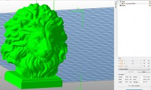 Lion Head 3D model
