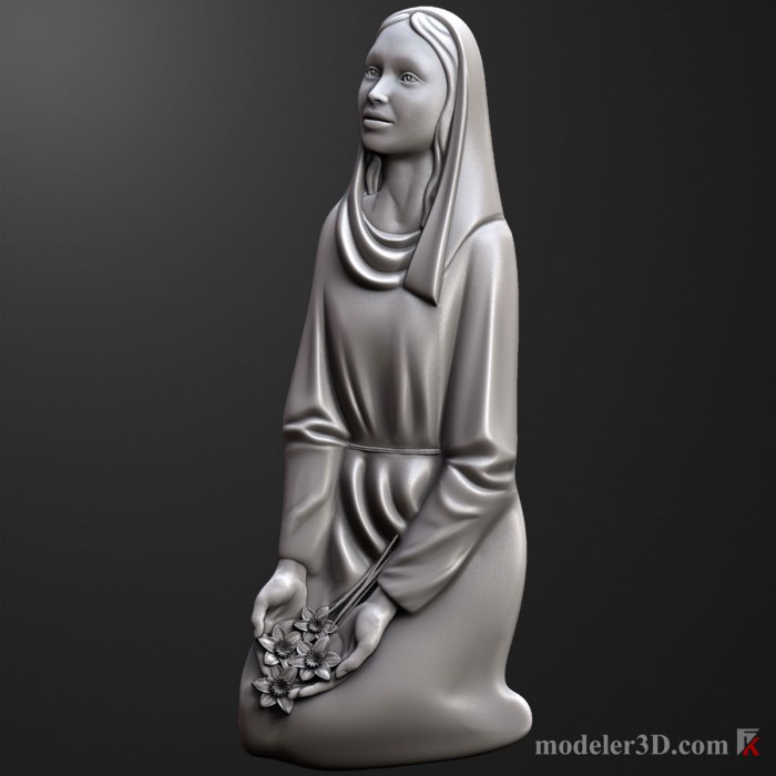 Holy Virgin 3D Model