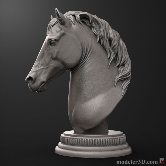 Horse Head 3D model