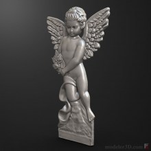 3d модель ангела для cnc (Angel for cnc)