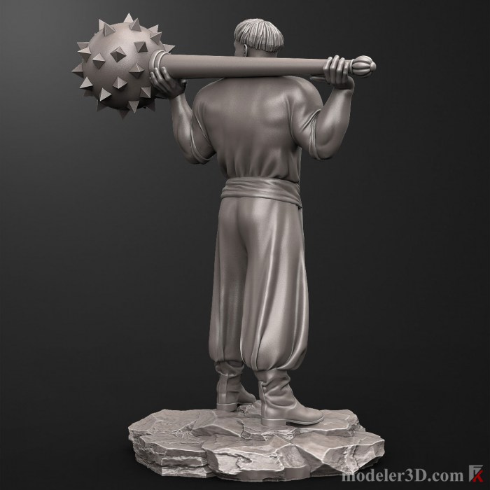 Hero sculpture 3D print model