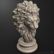 Голова льва (Lion head Sculpture)