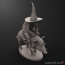 witch 3D print model